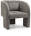 Fauteuil d'appoint en tissu chenille Sawyer