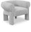 Fauteuil d'appoint en tissu Stefano