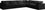 Sectionnel réversible rembourré en duvet modulaire standard en velours pelucheux confortable comme un nuage