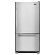 Réfrigérateur Maytag 18,7 pi³ Congélateur Bas Inox 30 po