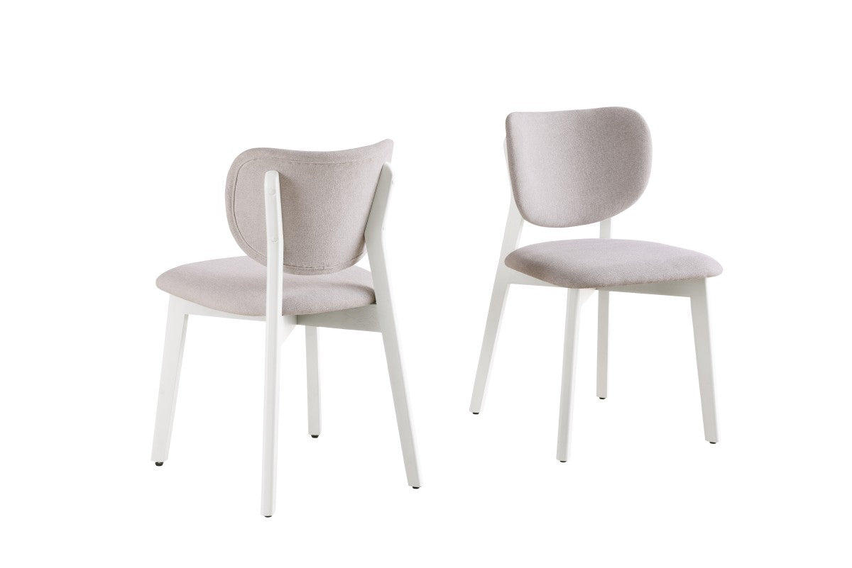 Table ronde Wynter 47 po et 4 chaises | Base piédestal et bois massif