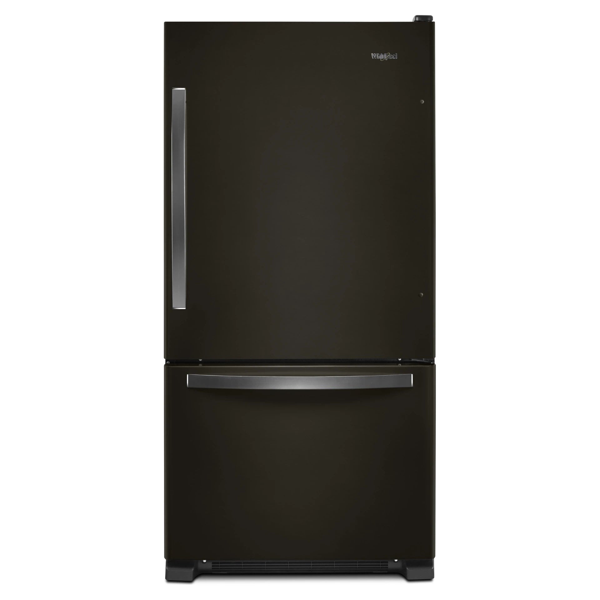 Réfrigérateur Whirlpool 22 pi³ Congélateur Bas 33" Acier Inoxydable Noir
