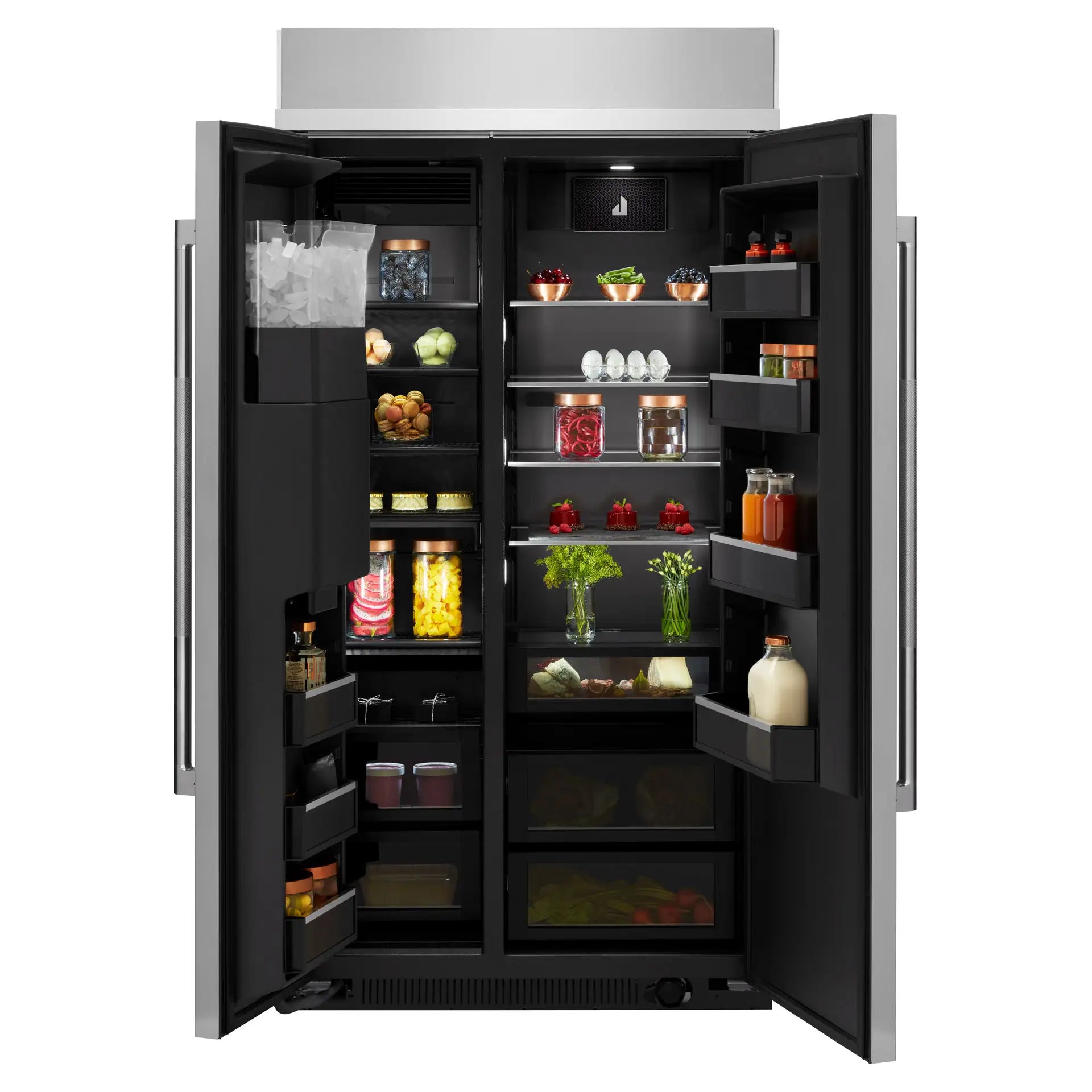 Réfrigérateur Jenn-Air JBSS42E22L encastrable 42 po noir obsidienne