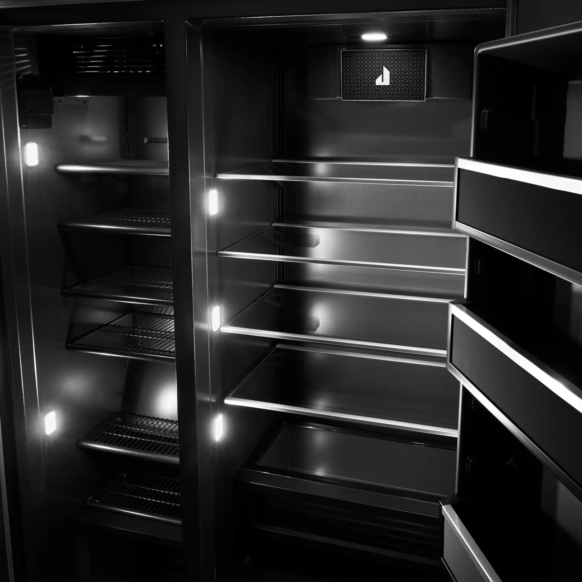 Réfrigérateur Jenn-Air JBSS42E22L encastrable 42 po noir obsidienne