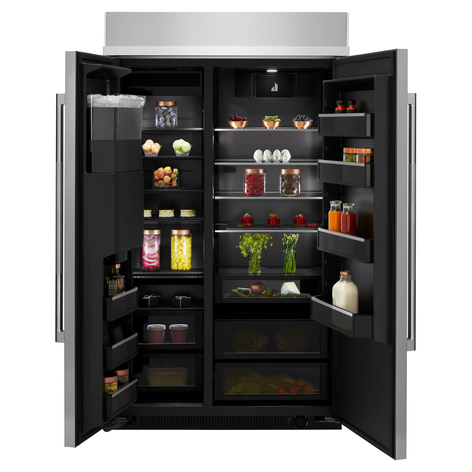 Réfrigérateur encastrable Jenn-Air JBSS48E22L 48 po noir obsidienne