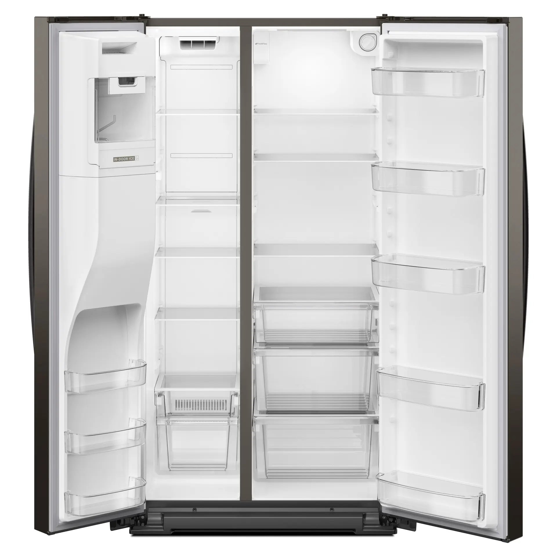 Whirlpool 36" 20.85 cu. ft. Black Stainless Steel Counter-Depth Side-by-Side Refrigerator