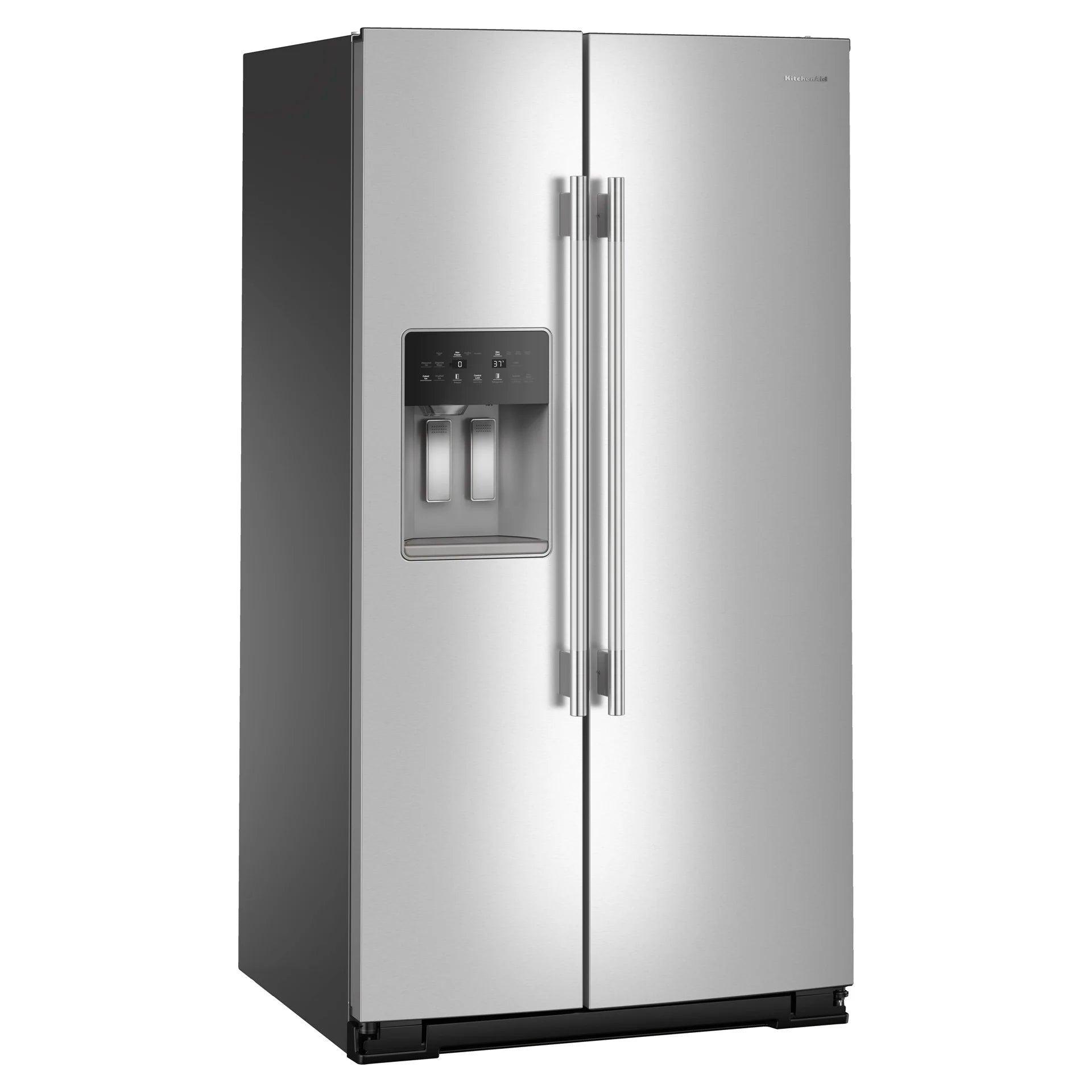 Réfrigérateur KitchenAid 28,7 pi³ Côte à Côte Inox 36 po