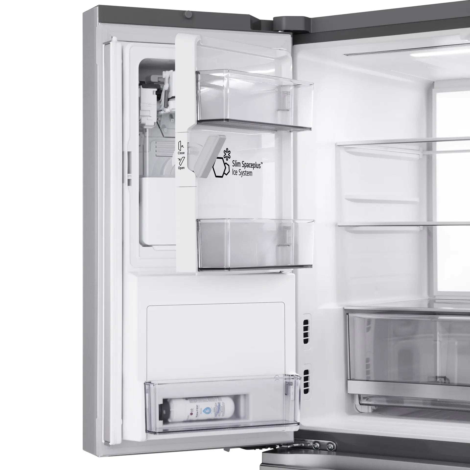 Réfrigérateur LG 29 pi³ 4 Portes Mini Craft Ice™ Convertible