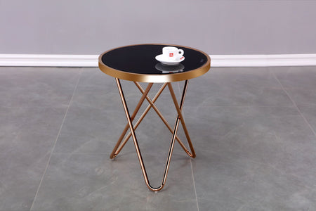 TABLE D'APPOINT - OR ROSE ( Meuble Mtl )