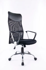 Modern Black Office Chair | Full Support and Mesh Fabric