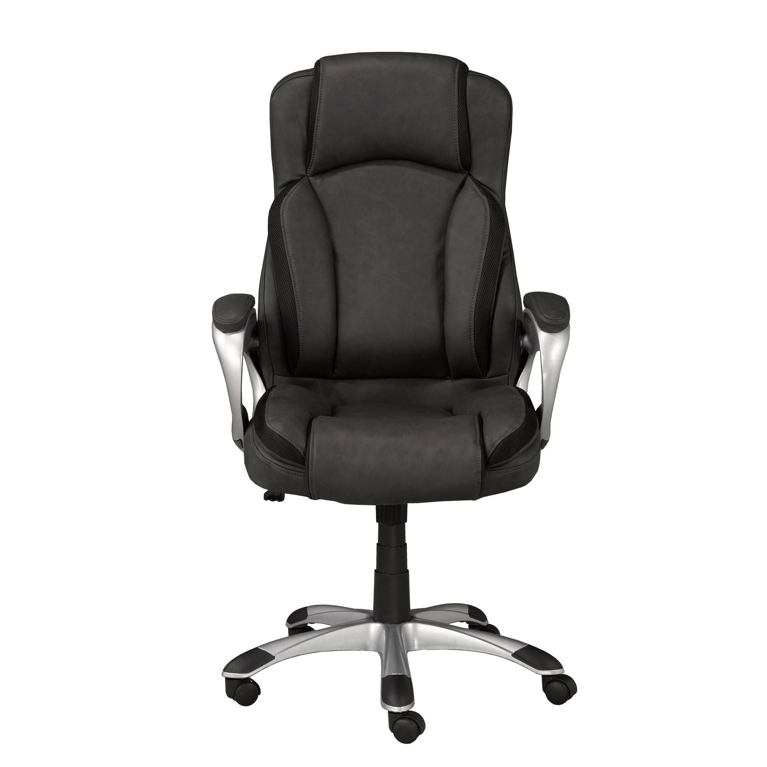 Fauteuil de bureau moderne gris | Support complet et inclinaison