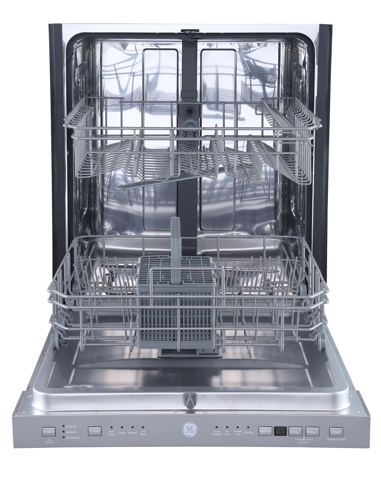 GE Lave-vaisselle encastré 24 po avec commandes sur le dessus acier inoxydable GBP534SSPSS