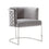 Chaise Chamberlain : Velours Gris