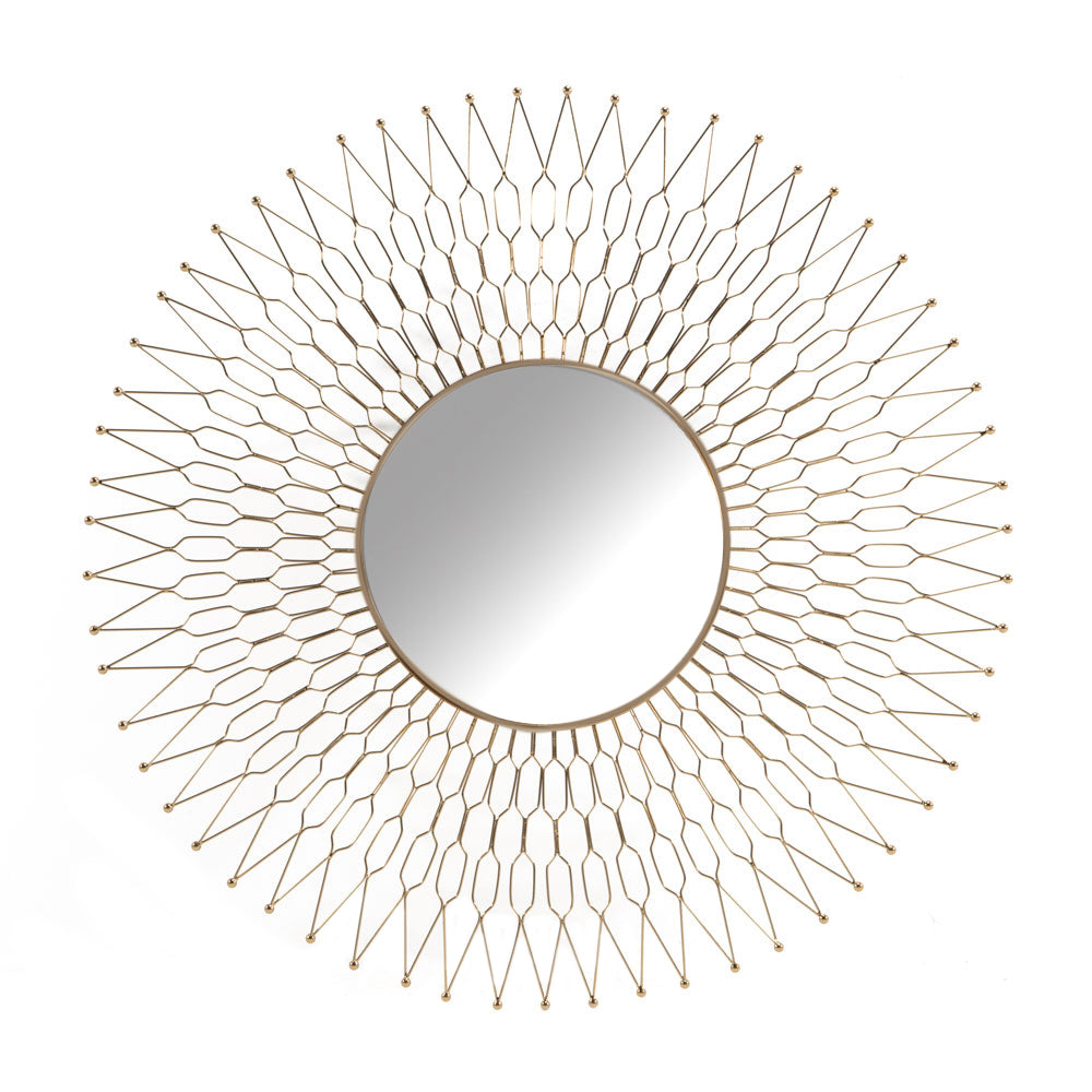 Miroir mural doré XC-6588-G