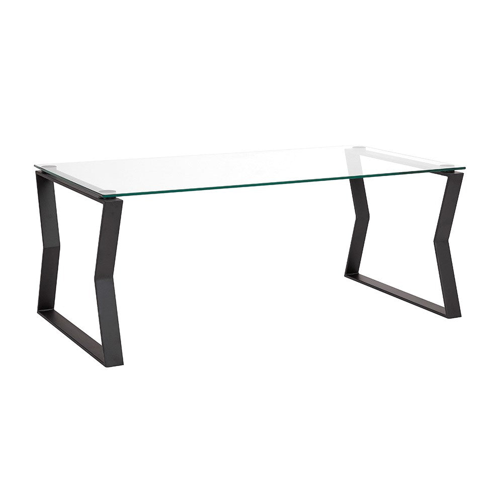 Table basse en métal noir Noa