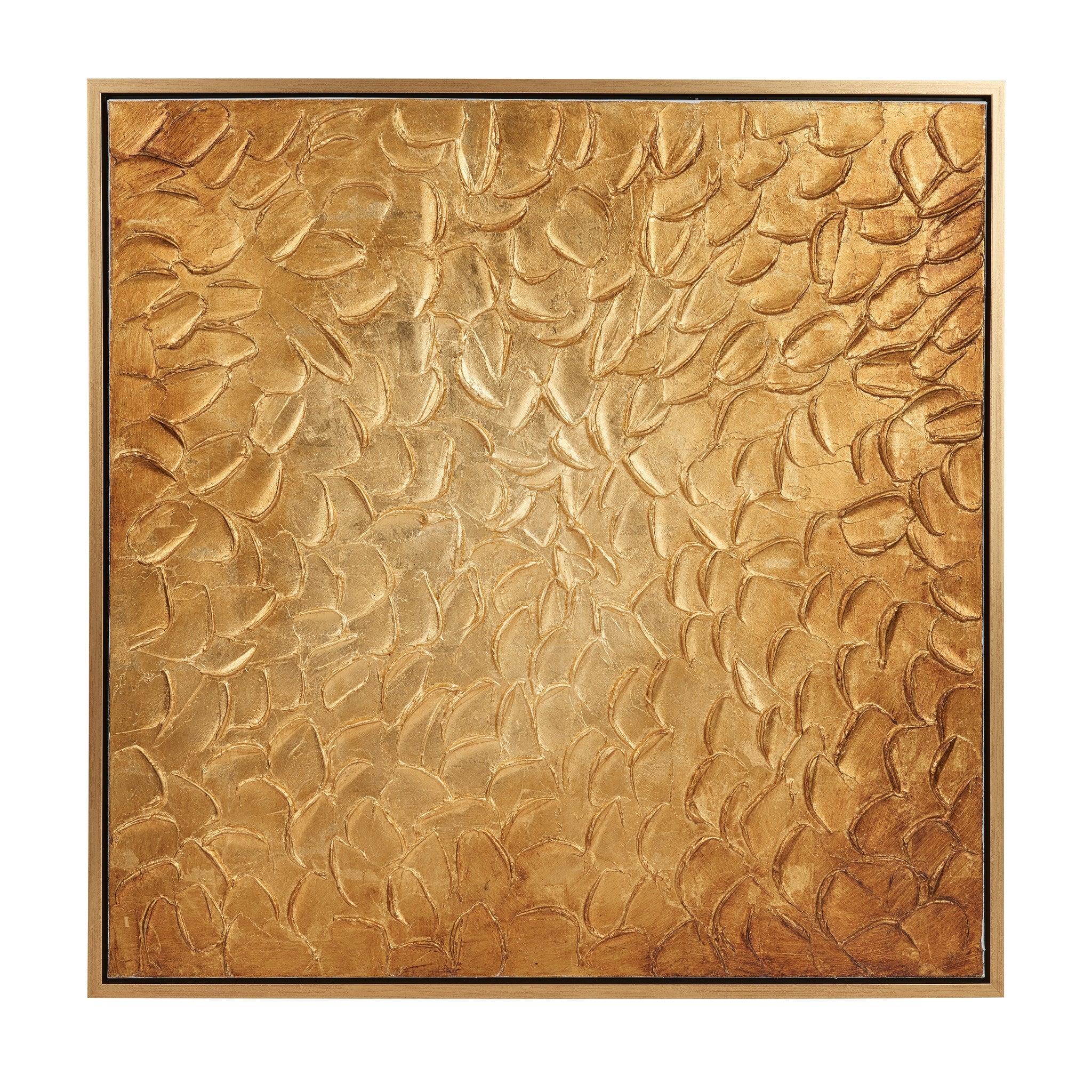 Art mural vagues d’or petit