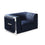 Chaise d'appoint Paloma : velours bleu