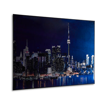 Art mural en acrylique sur les toits de Toronto