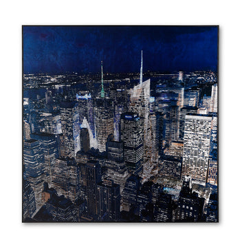 Art mural en acrylique gratte-ciel de New York