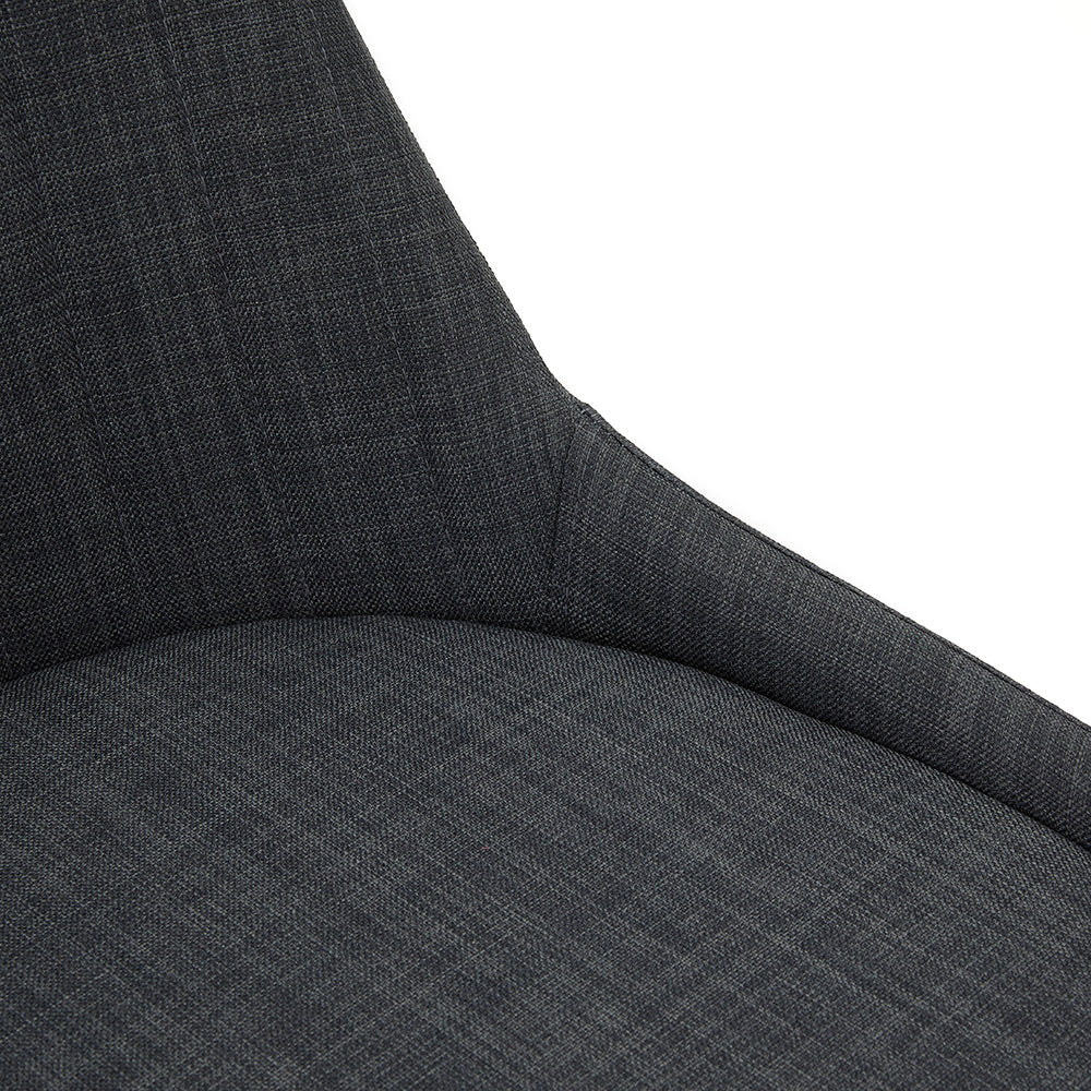 Chaise de salle à manger Moira : Lin gris
