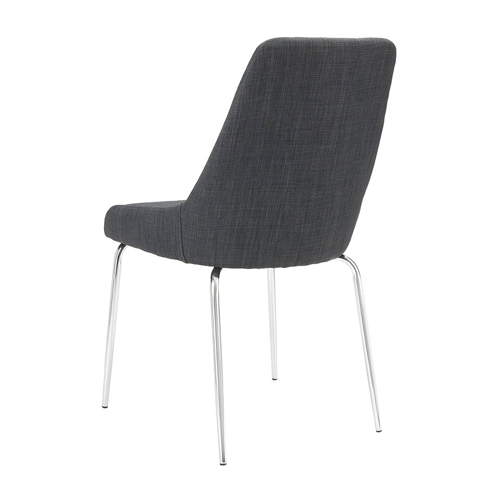 Chaise de salle à manger Moira : Lin gris
