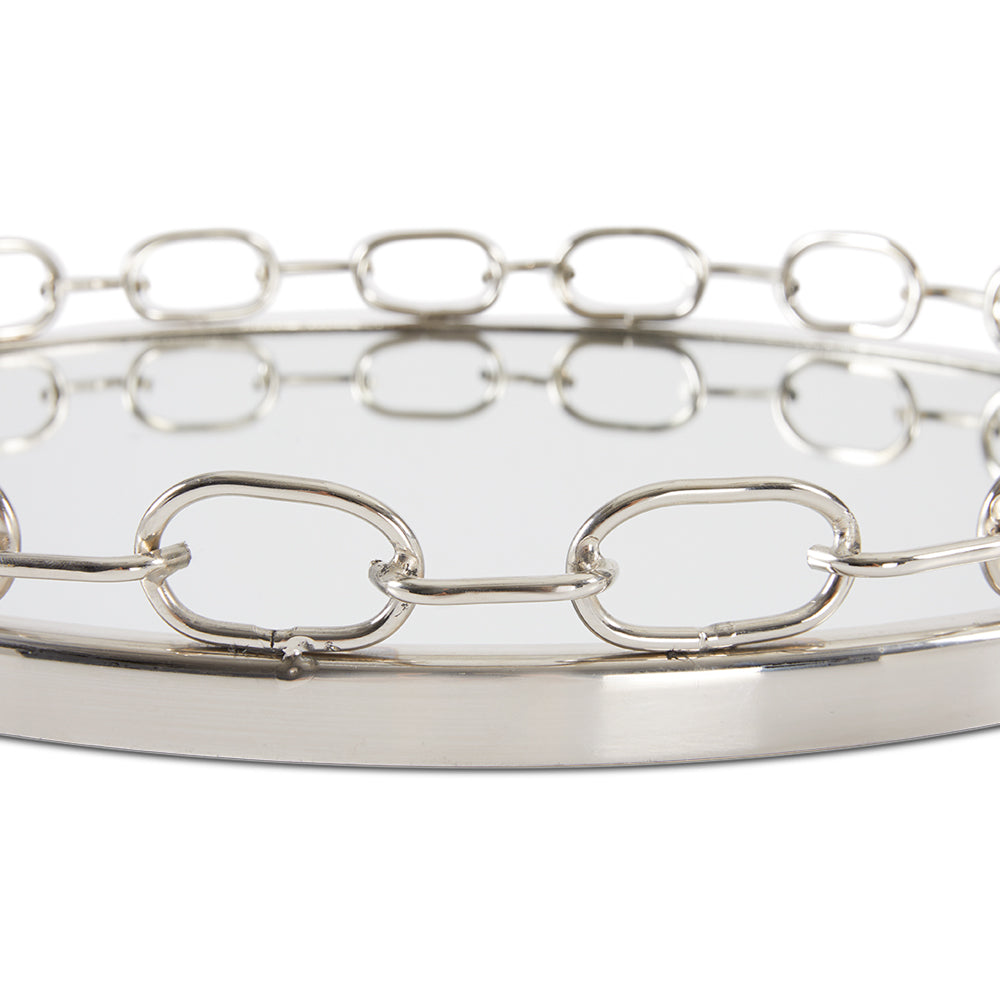 Plateau à maillons de chaîne : Argent