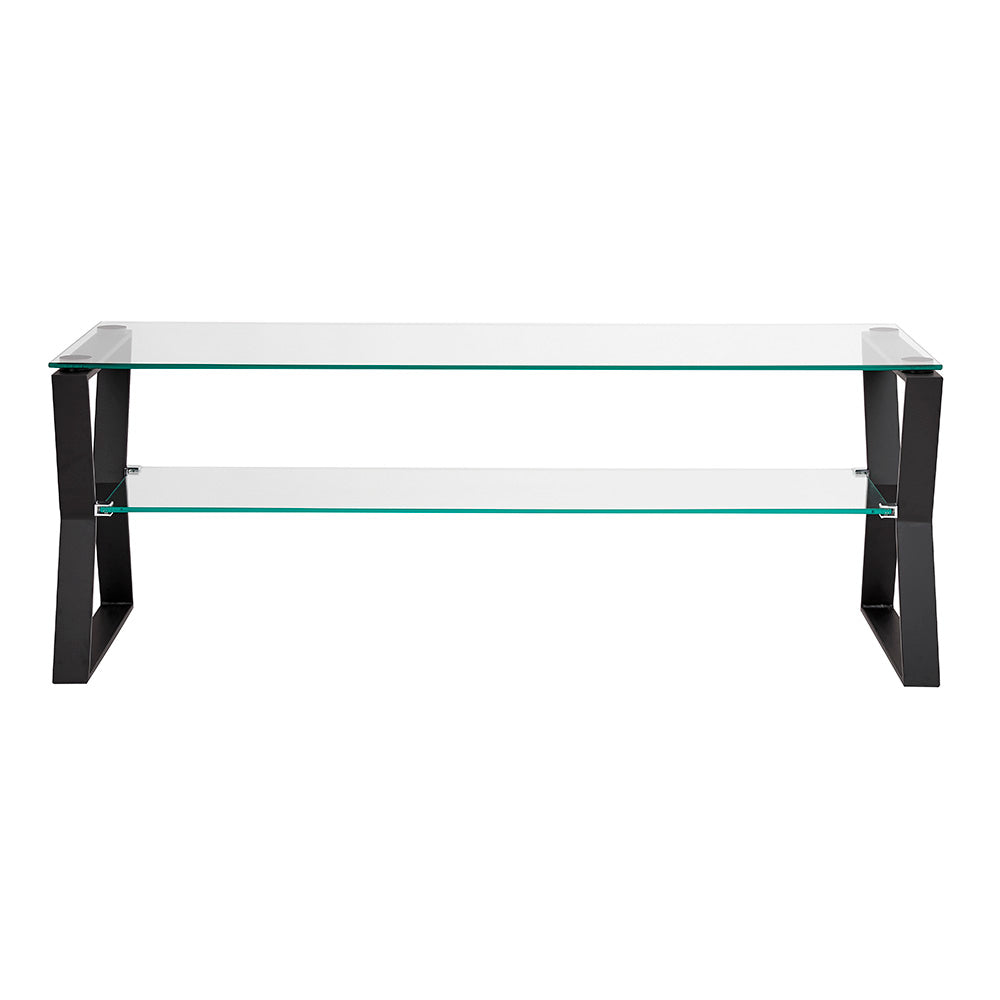 Table TV en métal noir Noa