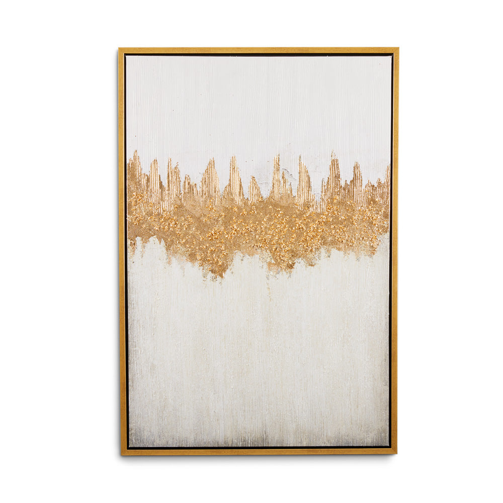 Peinture murale : Blanc et Or