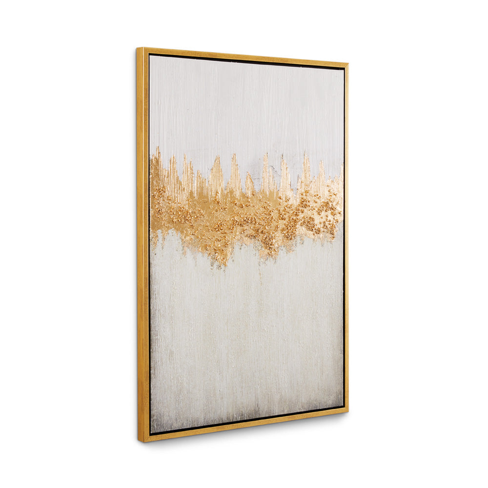 Art mural : Blanc et Or