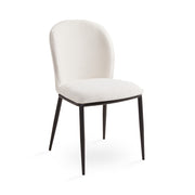 Chaise de salle à manger Angie : Lin ivoire