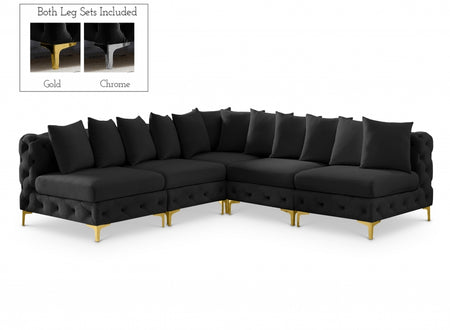Sectionnel modulaire en velours Tremblay