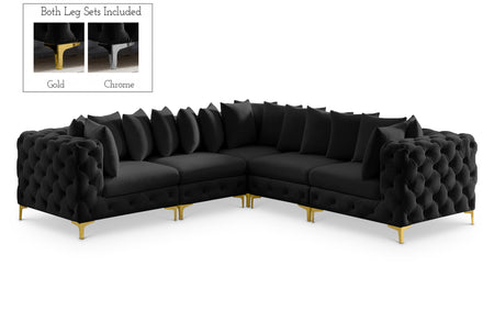 Sectionnel modulaire en velours Tremblay