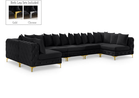 Sectionnel modulaire en velours Tremblay