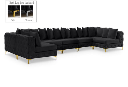 Sectionnel modulaire en velours Tremblay