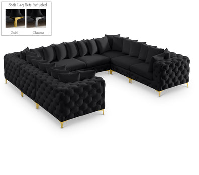 Sectionnel modulaire en velours Tremblay