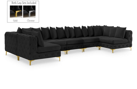 Sectionnel modulaire en velours Tremblay