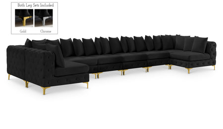 Sectionnel modulaire en velours Tremblay