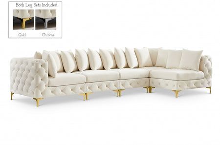 Sectionnel modulaire en velours Tremblay