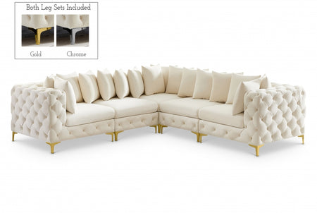 Sectionnel modulaire en velours Tremblay