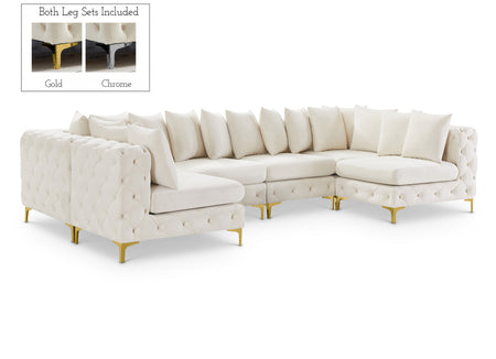 Sectionnel modulaire en velours Tremblay