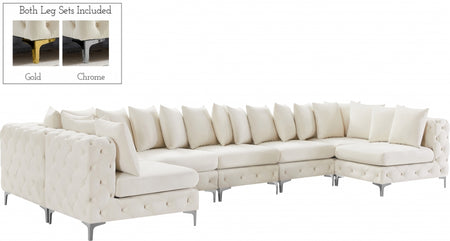 Sectionnel modulaire en velours Tremblay