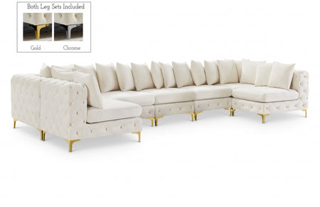 Sectionnel modulaire en velours Tremblay