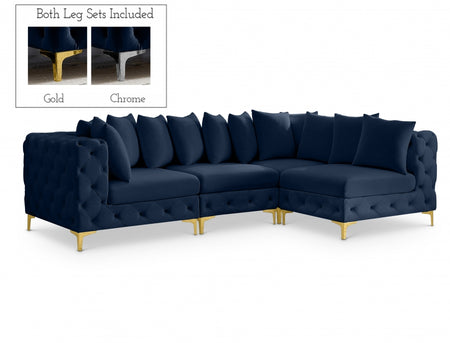 Sectionnel modulaire en velours Tremblay