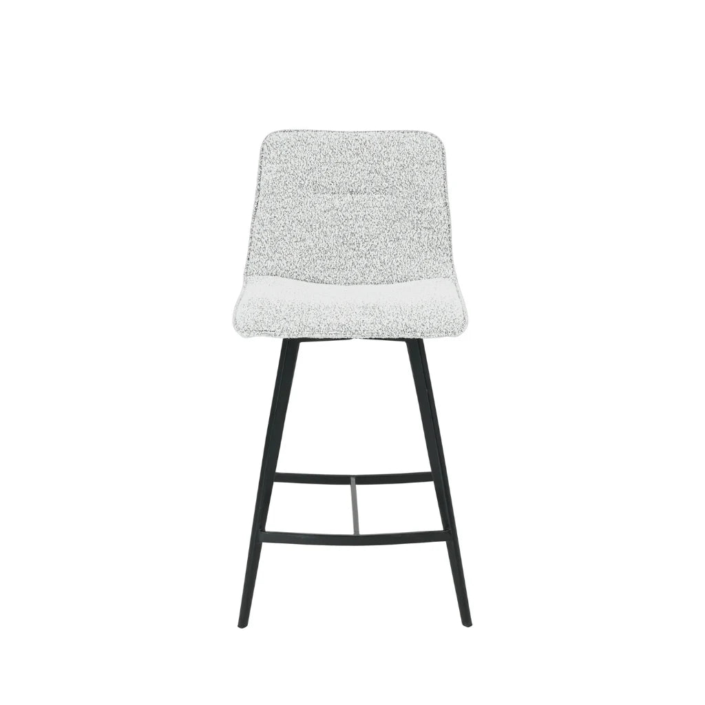 Modèle 1006 : Duo de Tabourets de Bar en Tissu Blé