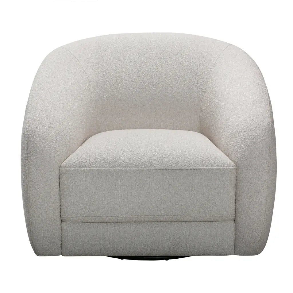 Fauteuil Sophy Barksdale | Confort Pivotant Crème de 40"