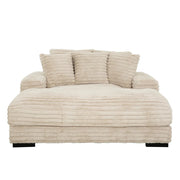 Chaise Longue Cuddler Taupe | Détente Connectée et Port USB