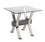 BOUT DE TABLE - GRIS/ARGENT ( Meuble Mtl )