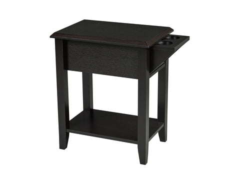 TABLE D'APPOINT - CERISE FONCÉ ( Meuble Mtl )