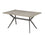 TABLE DE REPAS CELINE/PIETEMENT METAL ( Meuble Mtl )