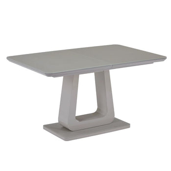 Table de salle à manger Corvus avec extension en gris chaud